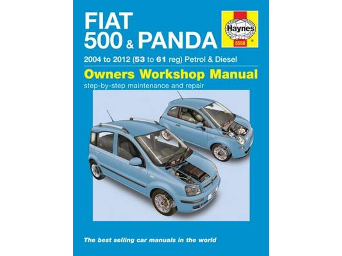 Fiat 500 y Panda gasolina y diésel 2004-2012 de Haynes Publishing (Inglés)
