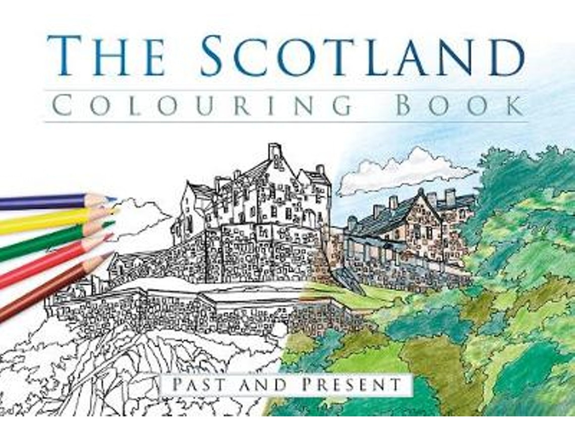 The Scotland Colouring Book by The History Press (English)