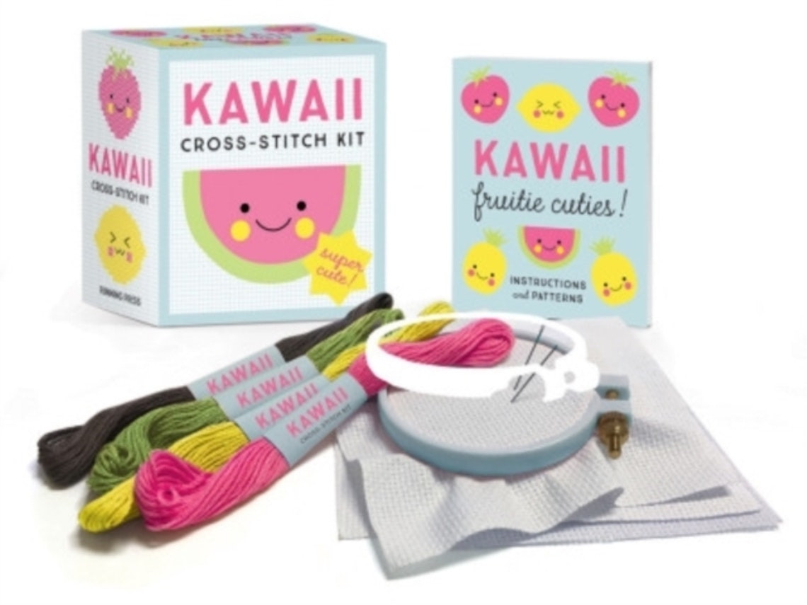 Kawaii Cross-Stitch Kit de Sosae Caetano y Dennis Caetano (Inglés)