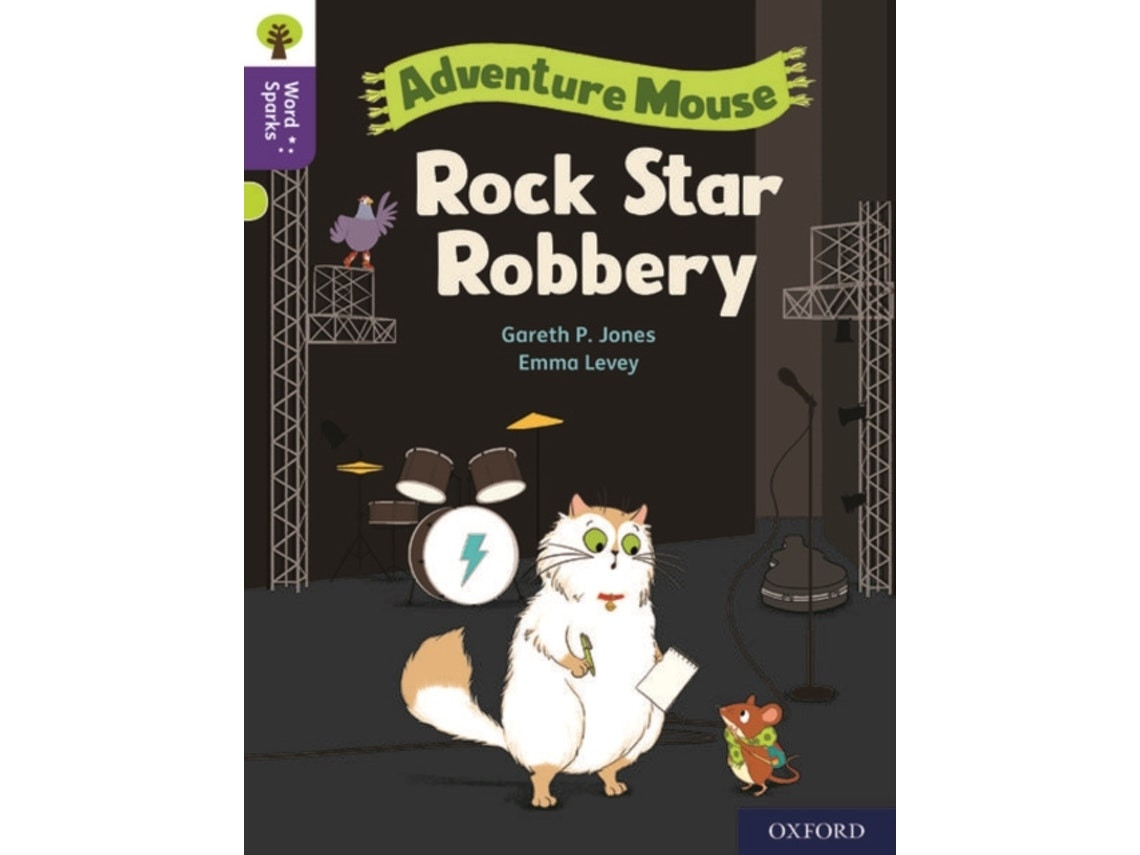 Oxford Reading Tree Word Sparks: Rock Star Robbery de Gareth P Jones (Inglés)