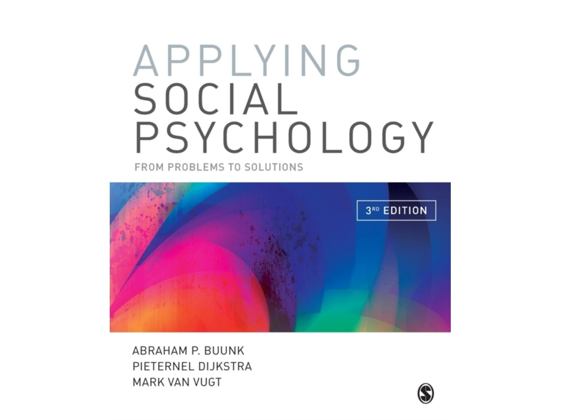 Applying Social Psychology de Abraham P Buunk, Pieternel Dijkstra y Mark Van Vugt (Inglés)