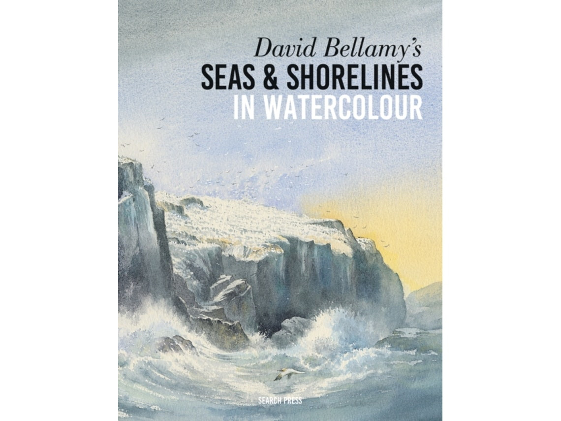 Seas & Shorelines in Watercolour de David Bellamy (Inglés)