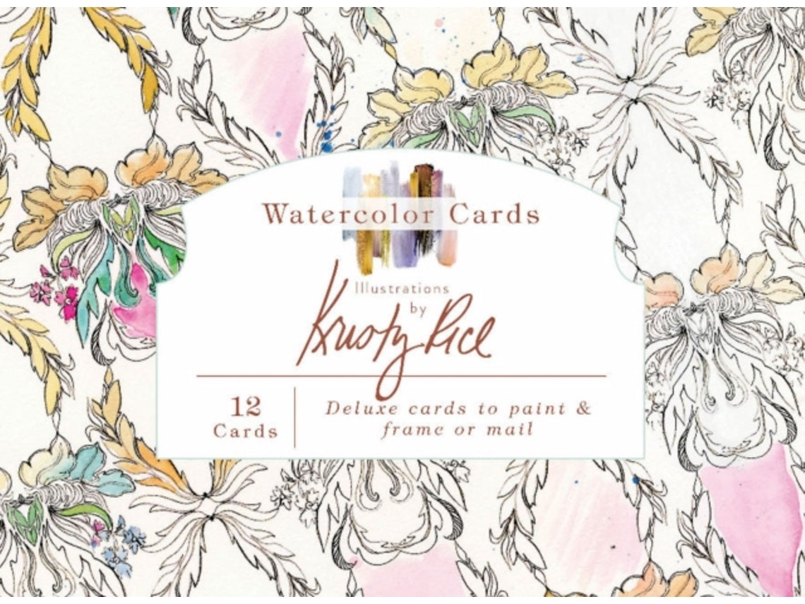 Watercolor Cards de Kristy Rice (Inglés)