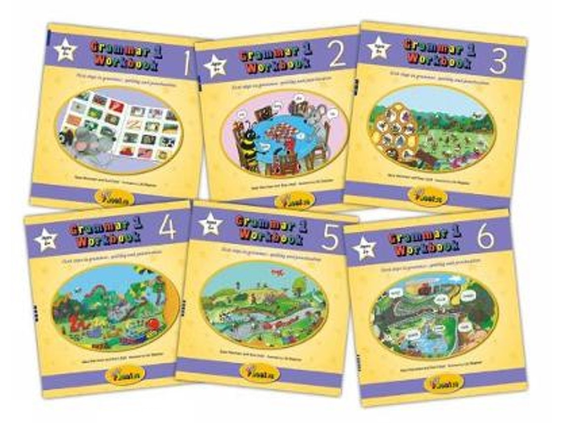Grammar 1 Workbooks 1-6 de Sara Wernham y Sue Lloyd (Inglés)