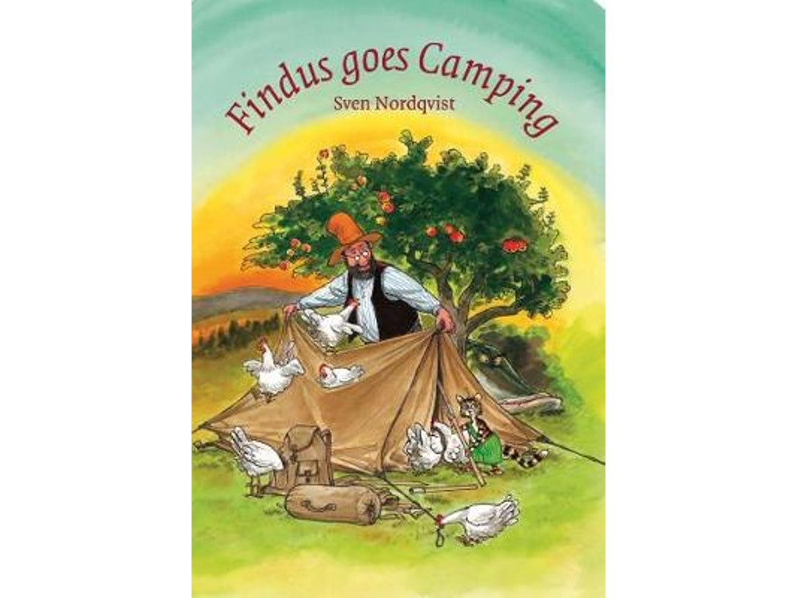 Findus Goes Camping de Sven Nordqvist (Inglés)
