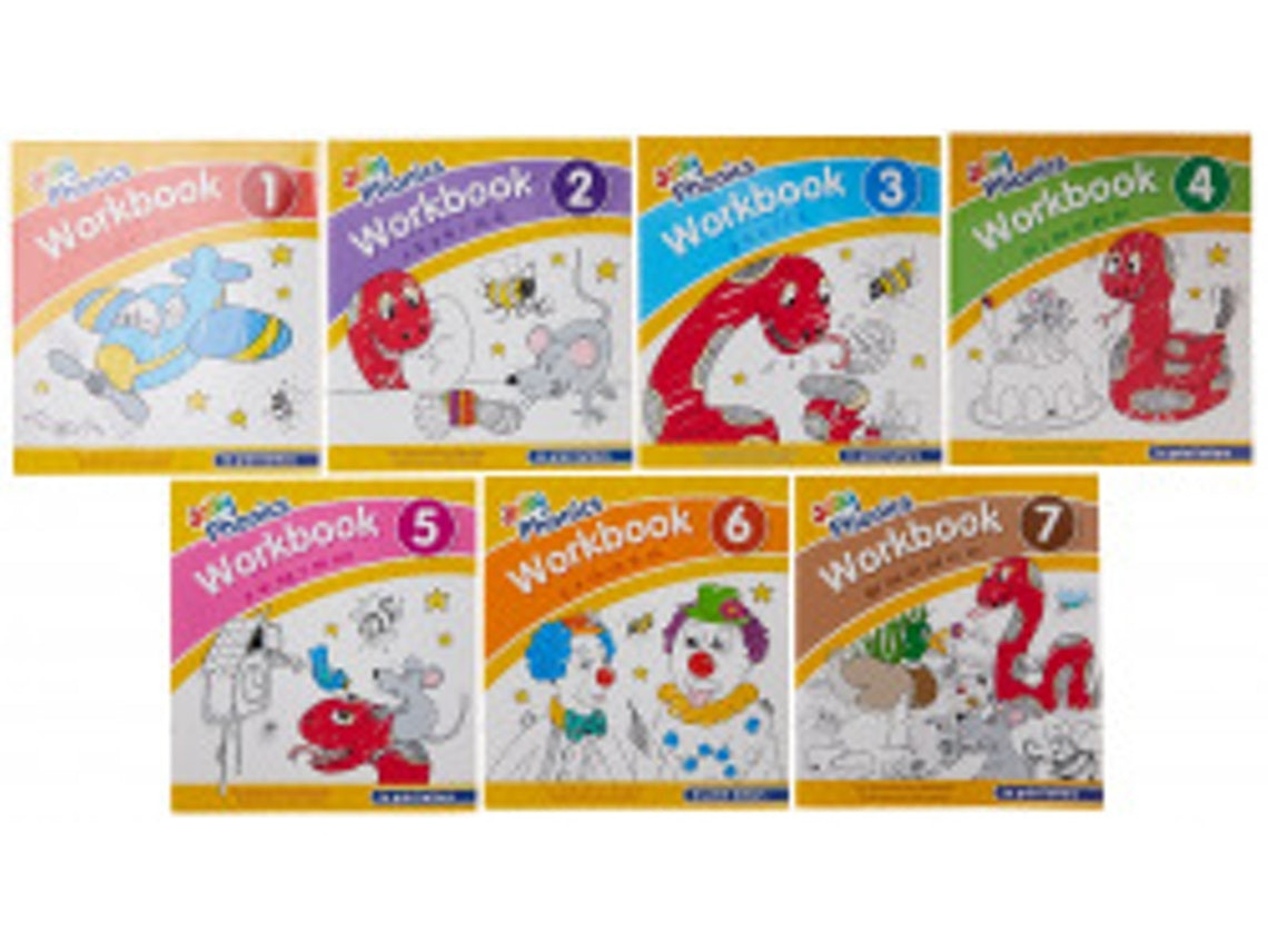 Jolly Phonics Workbooks 1-7 de LLOYD AND WERHNHAM (Inglés)
