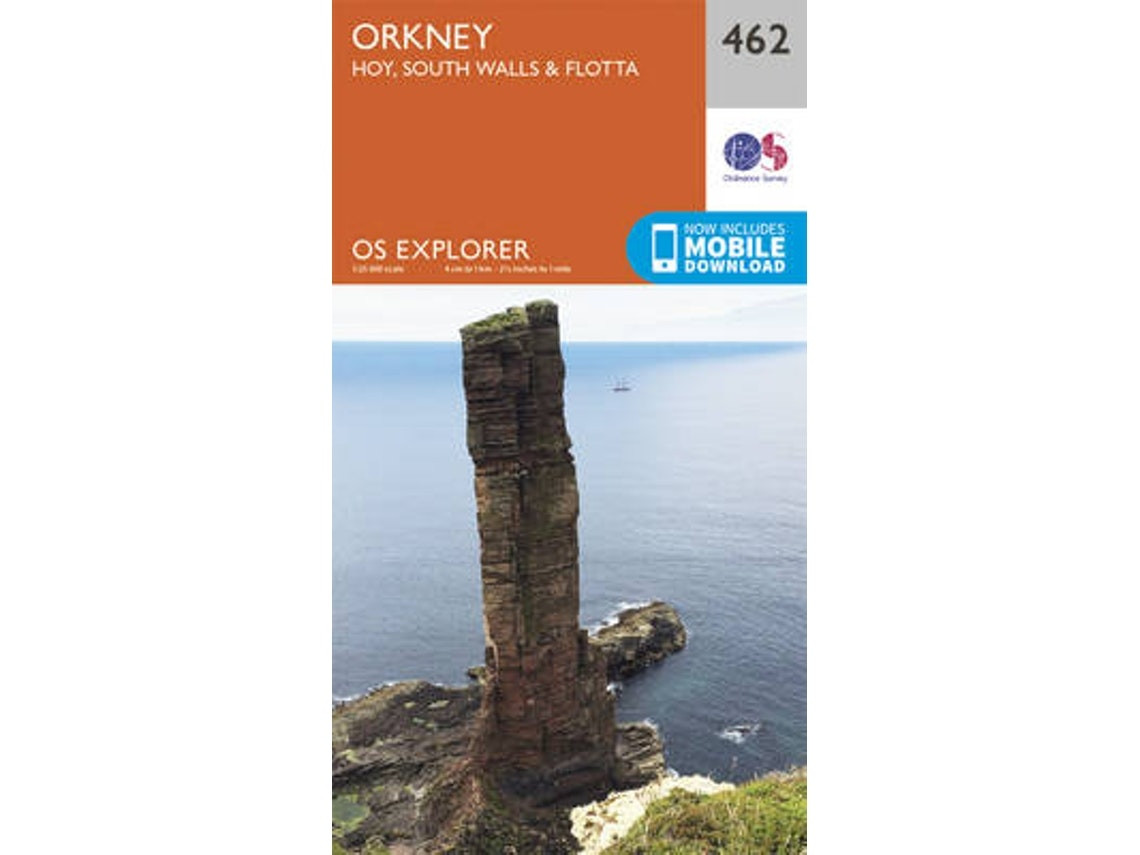 Orkney: Hoy, South Walls y Flotta de Ordnance Survey (Inglés)