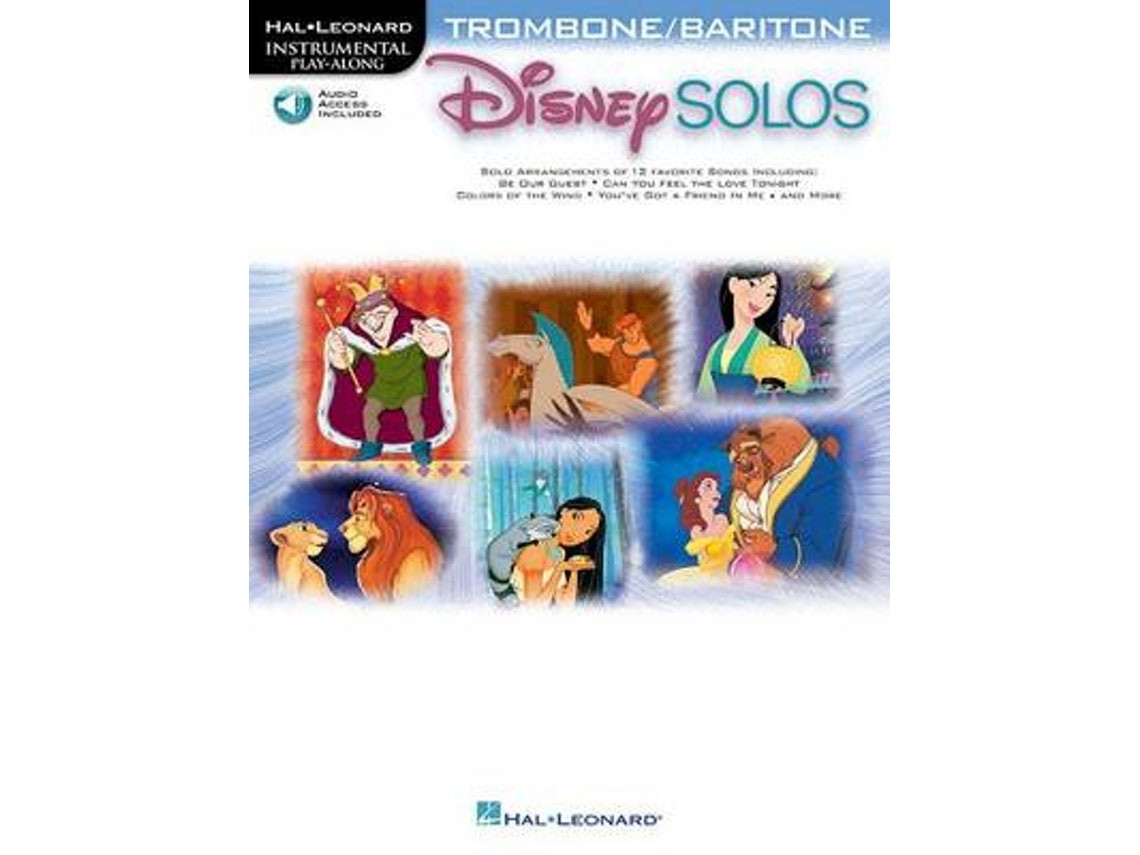 Disney Solos for trombone/baritone by Edited by Hal Leonard Corp (English)