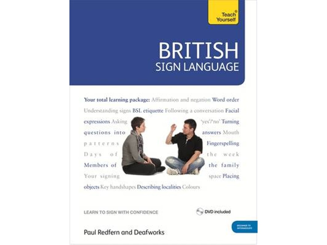 British Sign Language Teach Yourself de Paul Redfern (Inglés)