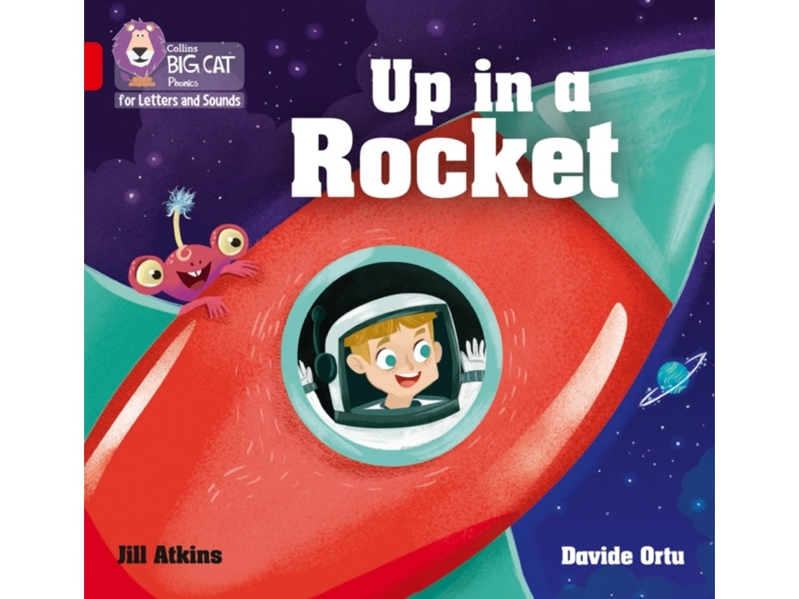 Up in a Rocket de Jill Atkins (Inglés)
