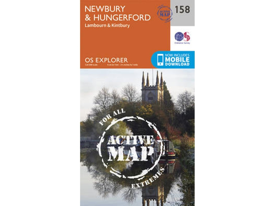 Newbury and Hungerford de Ordnance Survey (Inglés)
