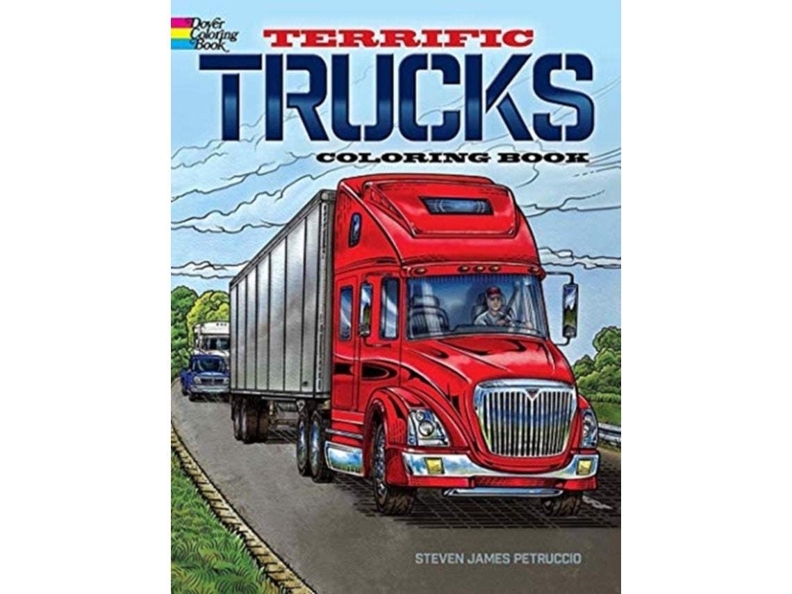 Terrific Trucks Coloring Book by Steven James Petruccio (English)