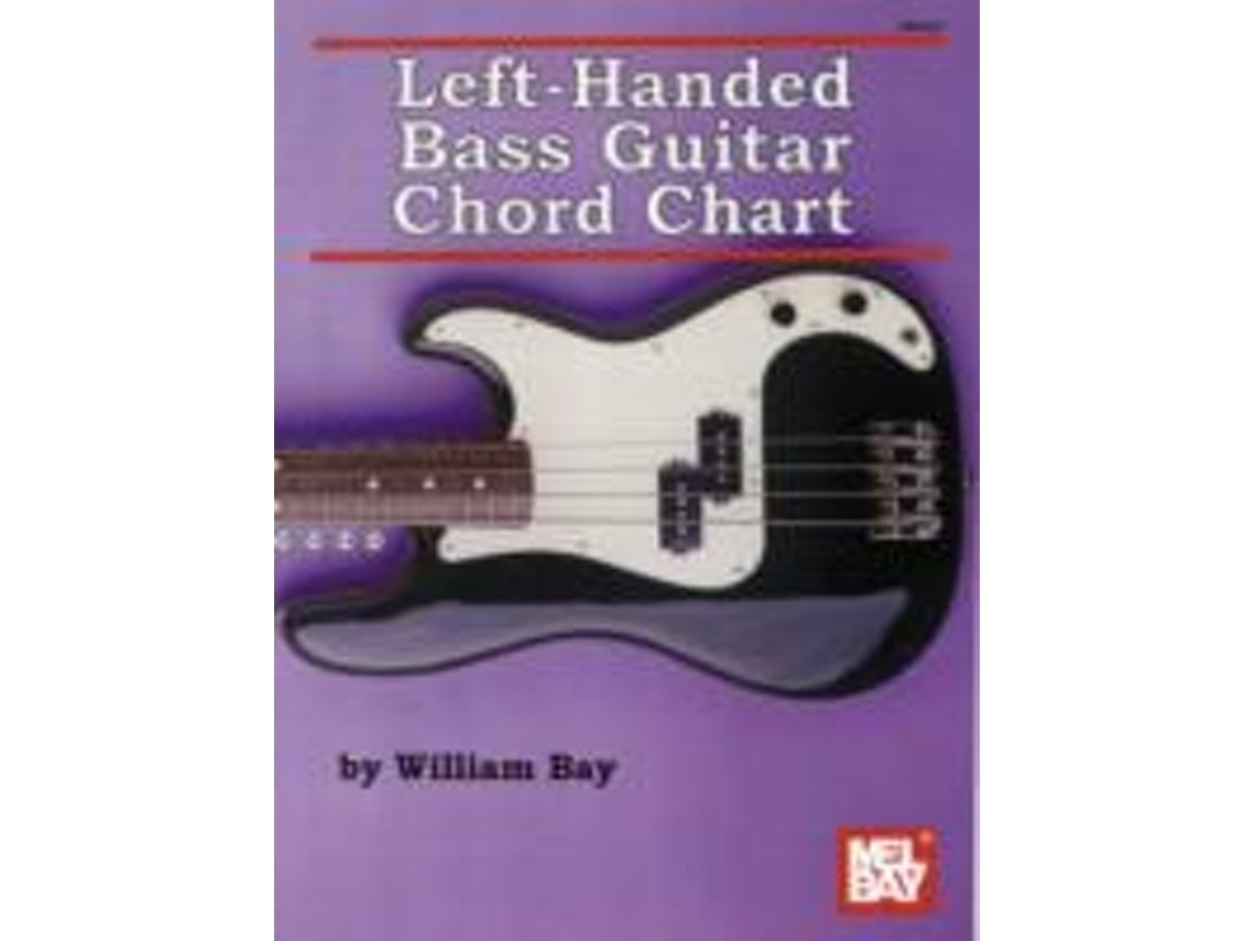Left-handed Bass Guitar Chord Chart de William Bay (Inglés)