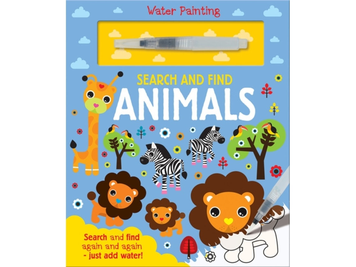 Search and Find Animals de Georgie Taylor (Inglés)