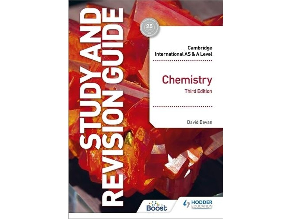 Cambridge International AS/A Level Chemistry Study and Revision Guide by David Bevan (English)