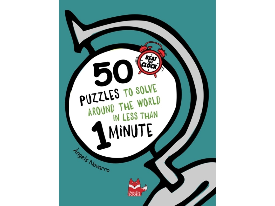 50 Super-Fun Brain Teasers and Mazes from Around the World de Angels Navarro (Inglés)