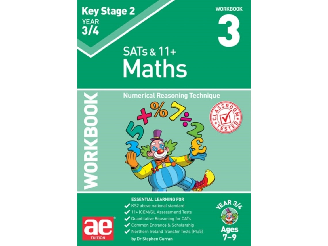 KS2 Maths Year 3/4 Workbook 3 de Stephen C. Curran y Katrina MacKay (Inglés)