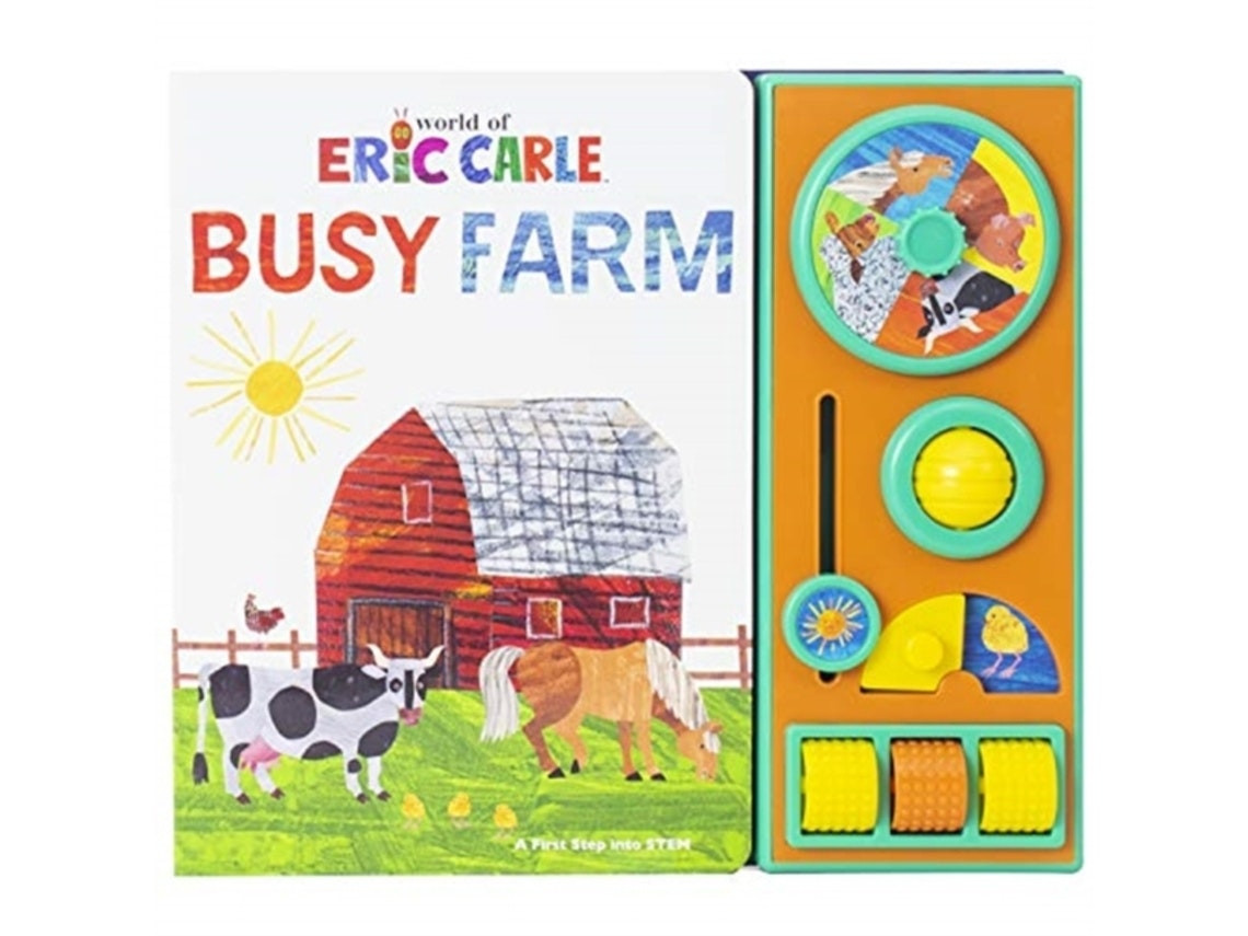 Busy Farm Baby Book de PI Kids (Inglés)