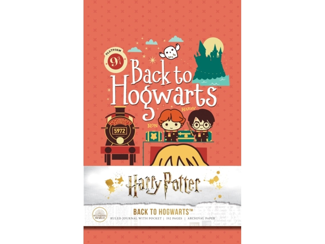 Harry Potter: Back to Hogwarts — Cuaderno Pautado (Inglés)