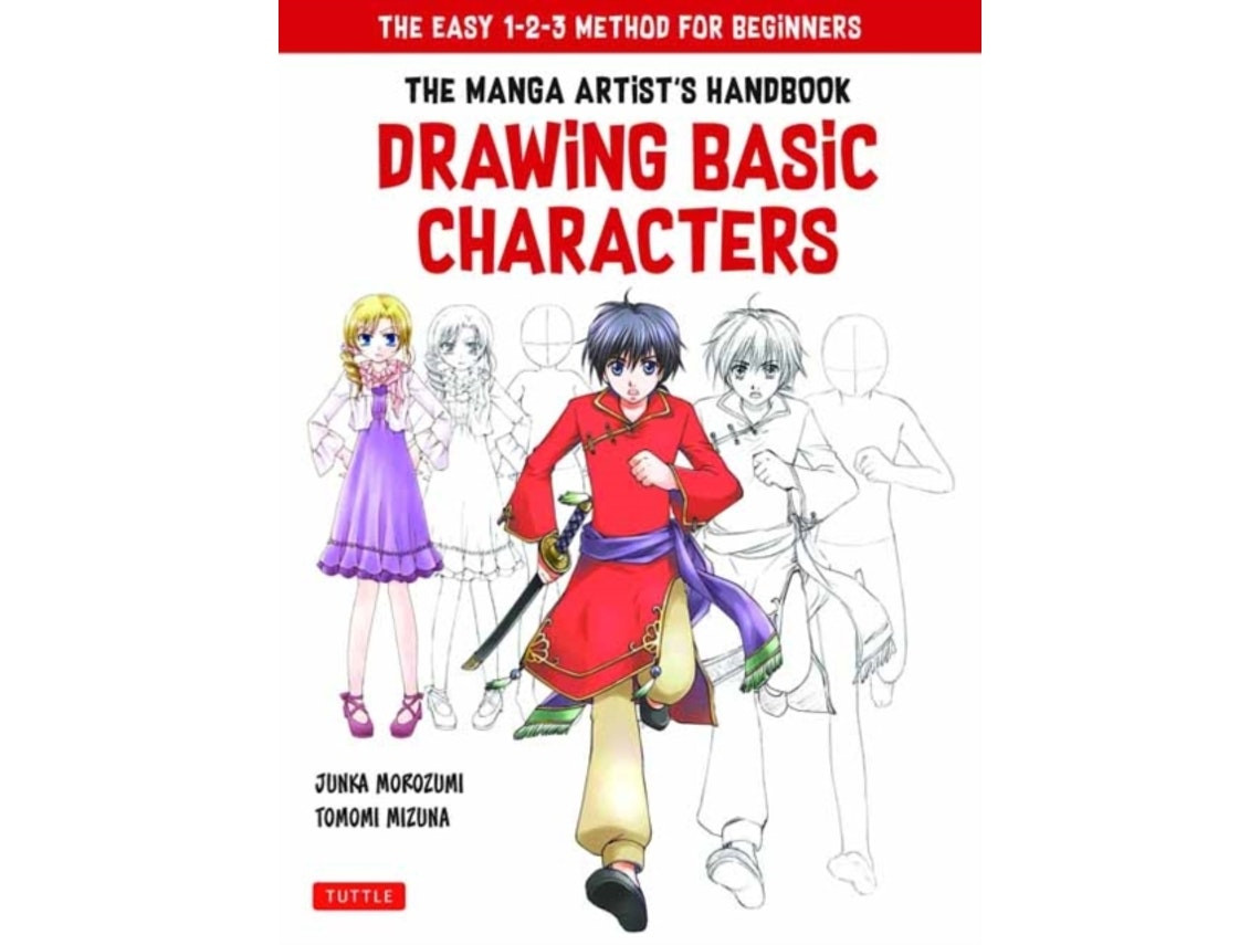 The Drawing Basic Manga Characters de Junka Morozumi y Tomomi Mizuna (Inglés)