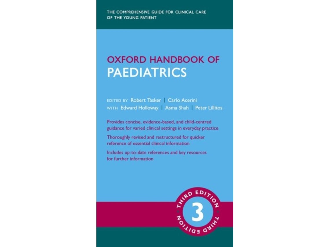Oxford Handbook of Paediatrics de Robert C Tasker, Carlo L Acerini, Edward Holloway, Asma Shah, Pete Lillitos (Inglés)