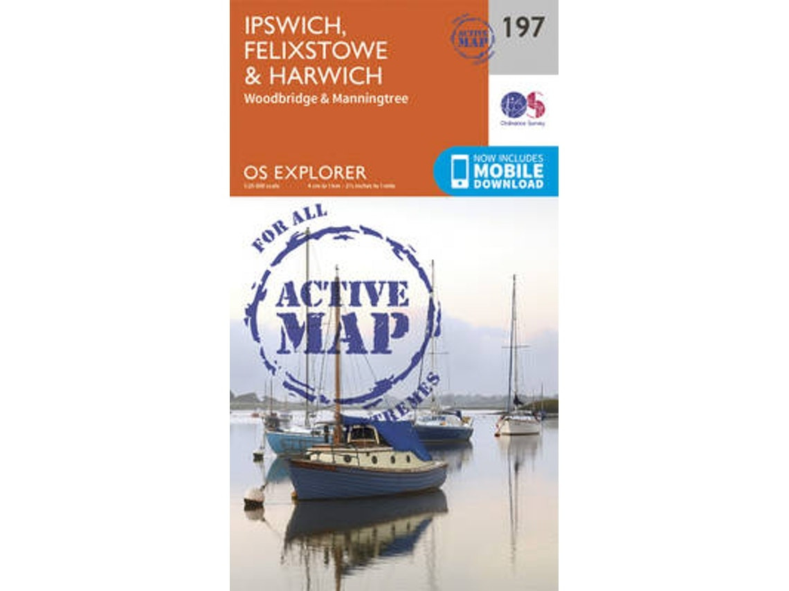 Ipswich, Felixstowe y Harwich de Ordnance Survey (Inglés)