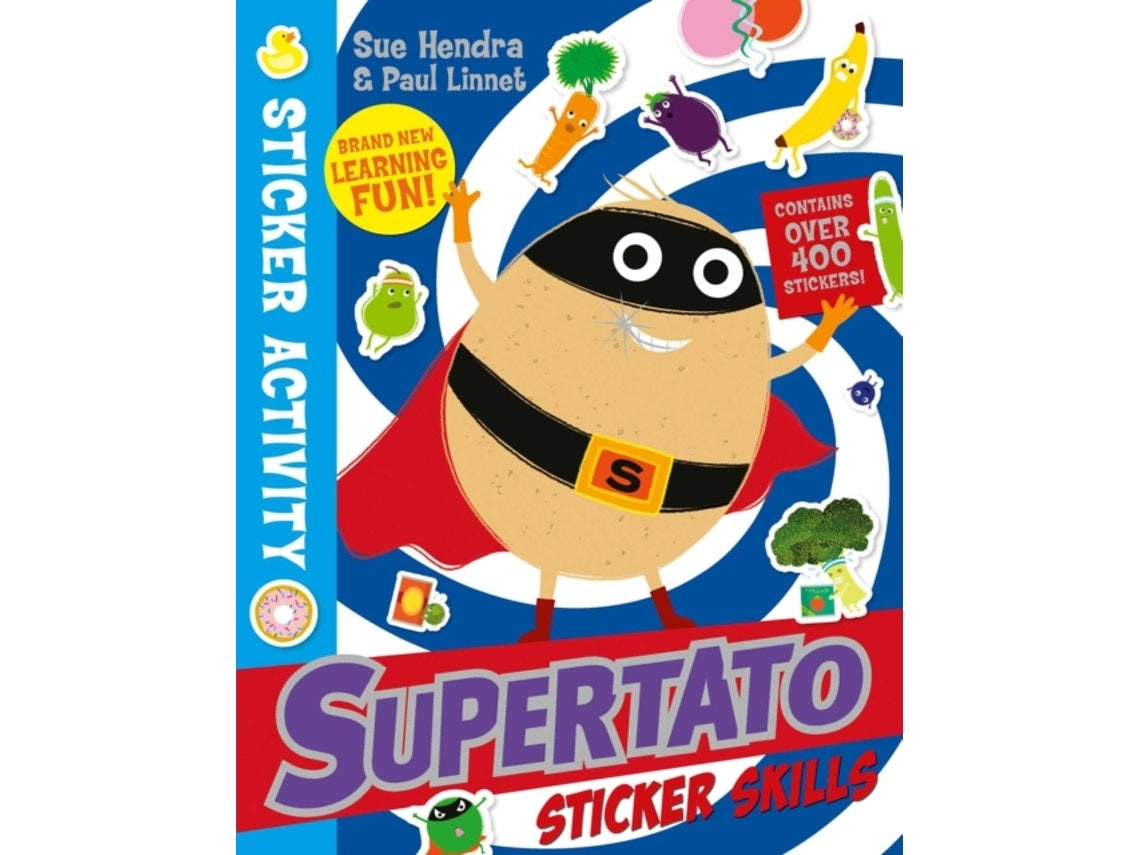 Supertato Sticker Skills de Paul Linnet y Sue Hendra (Inglés)