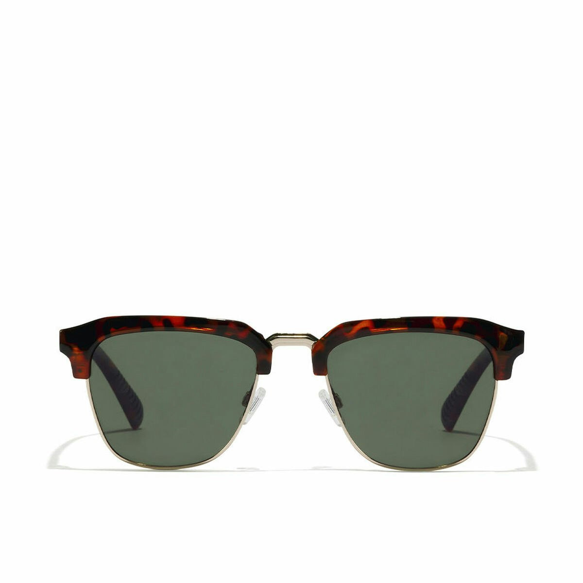 Gafas de sol No Limit montura dorada lentes verdes varillas havana marrón