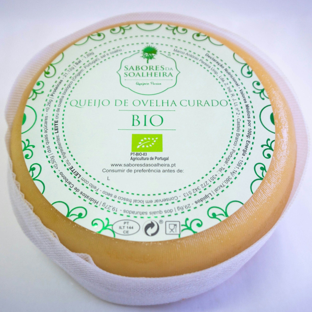 Queso de Oveja Curado Ecológico 400-450g