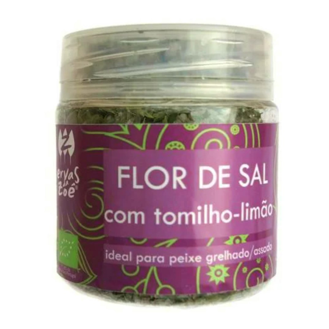 Flor de sal con tomillo limón orgánico