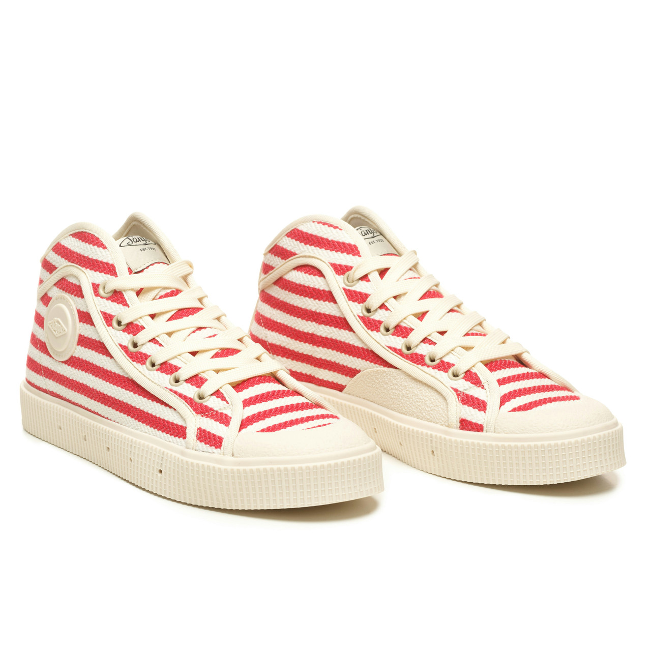 K100 sneakers with maritime stripes