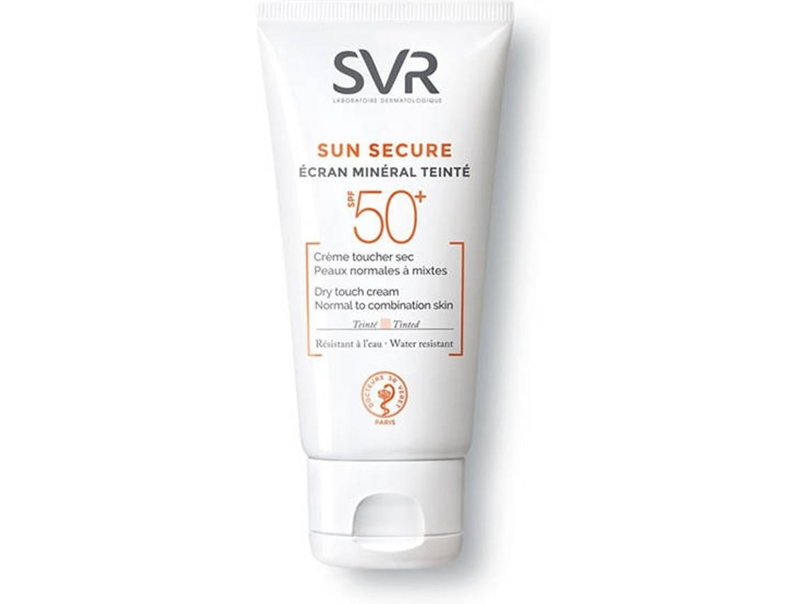 Protector solar mineral con color SPF 50+ para piel normal a mixta