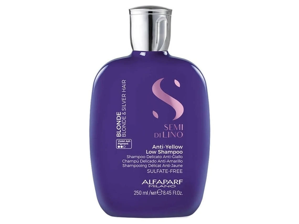 Champô ALFAPARF MILANO Semi Di Lino Blonde Anti-Yellow (250 ml)