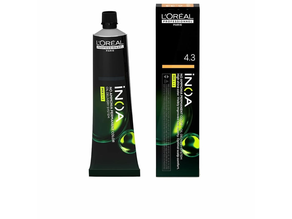 Tinta Permanente L'Oreal Professionnel Paris Inoa Nº 4.3 60 G