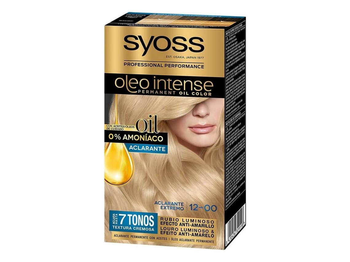 Tinta Sem Amoníaco Pack Syoss Olio Intense Nº 12 5 Pcs