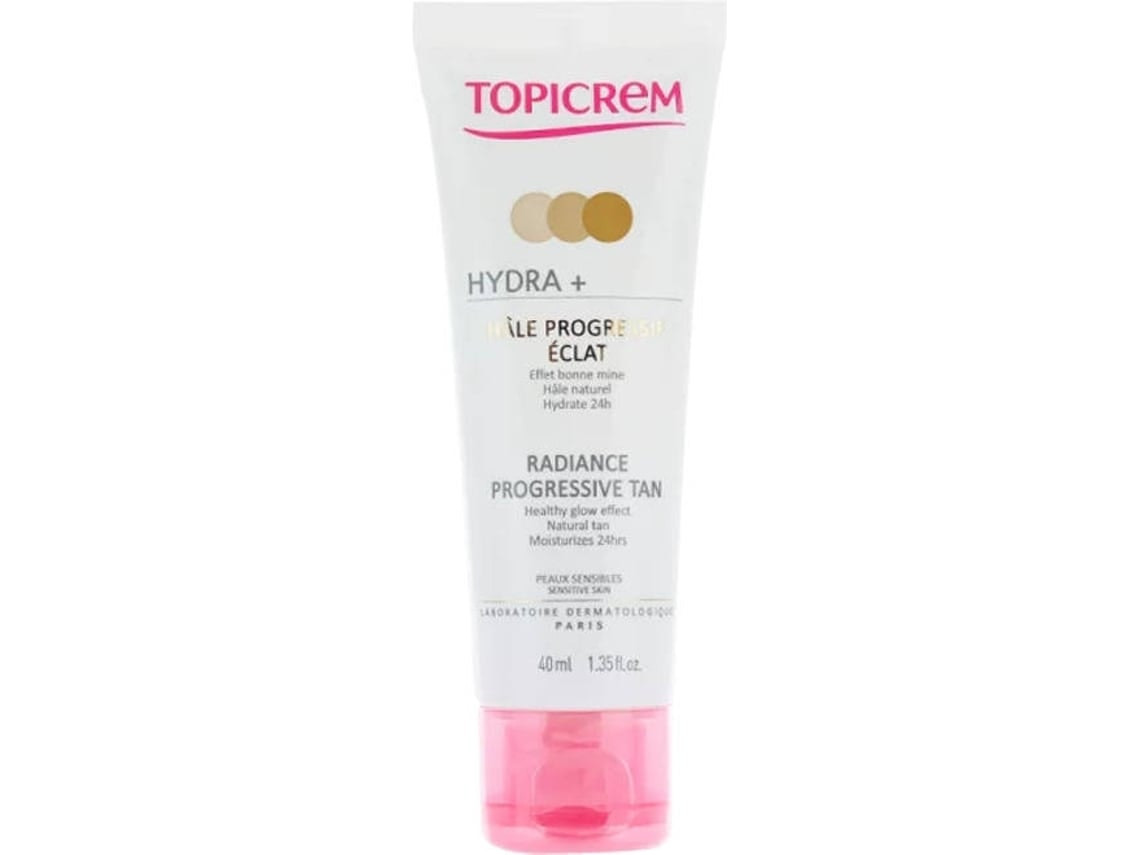 Creme de Rosto TOPICREM Uh Face Hydra+ Radiance Progressive Tan Brightening Tinted Moisturizer (40 ml)