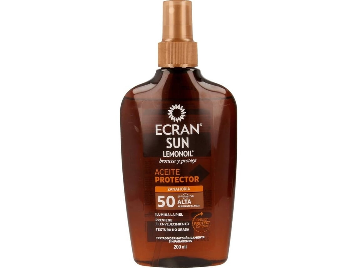 Óleo Solar ECRAN Lemonoil SPF 50 (200 ml)