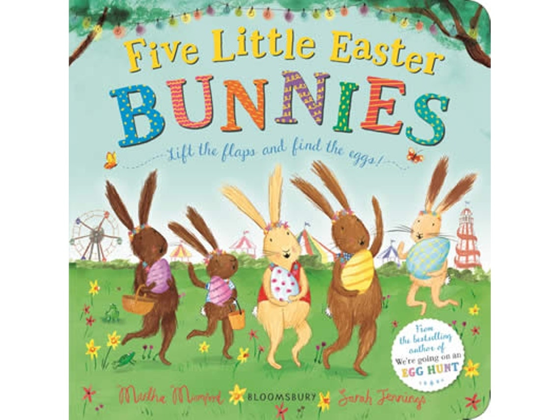 Five Little Easter Bunnies by Sarah Jennings (English)