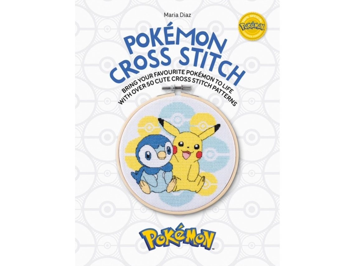 Pokemon Cross Stitch de Maria Diaz (Inglés)