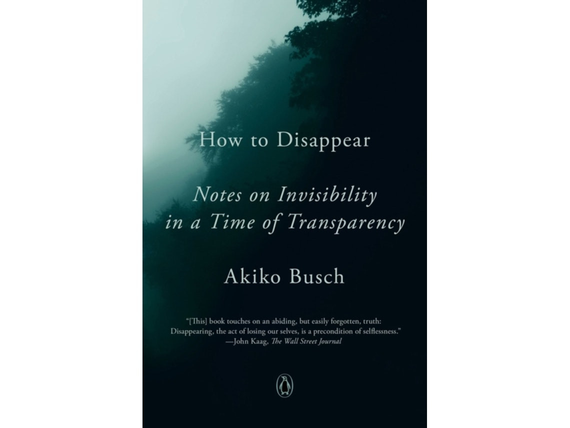 How to Disappear de Akiko Busch (Inglés)