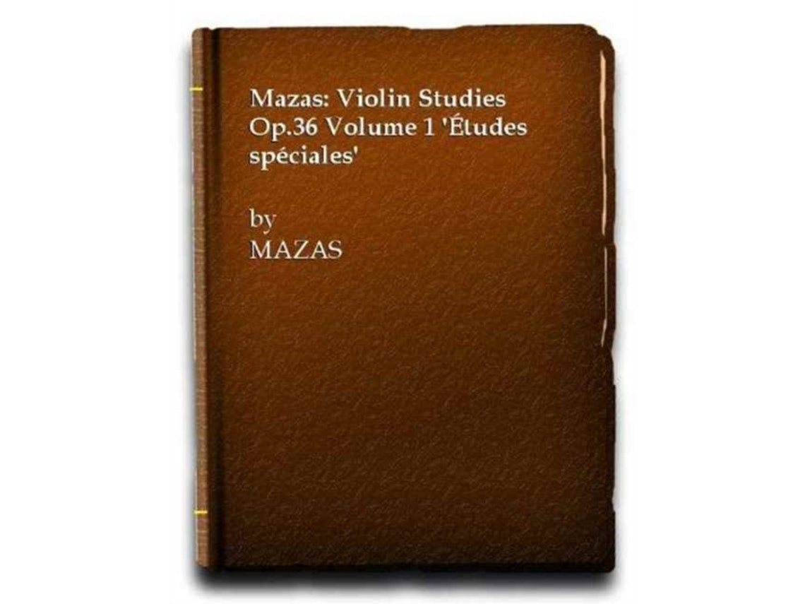 Studies Op.36 Vol.1 de Mazas (Alemán)