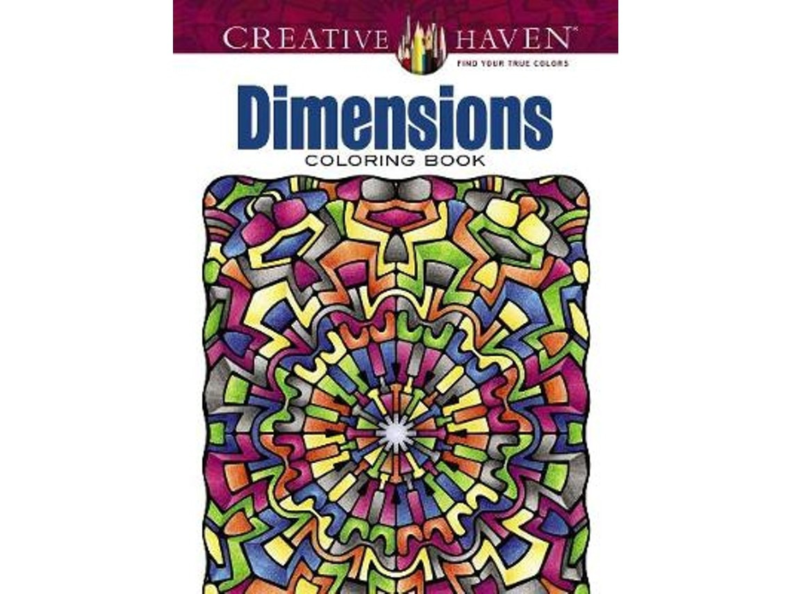 Creative Haven Dimensions Coloring Book de John Wik (Inglés)