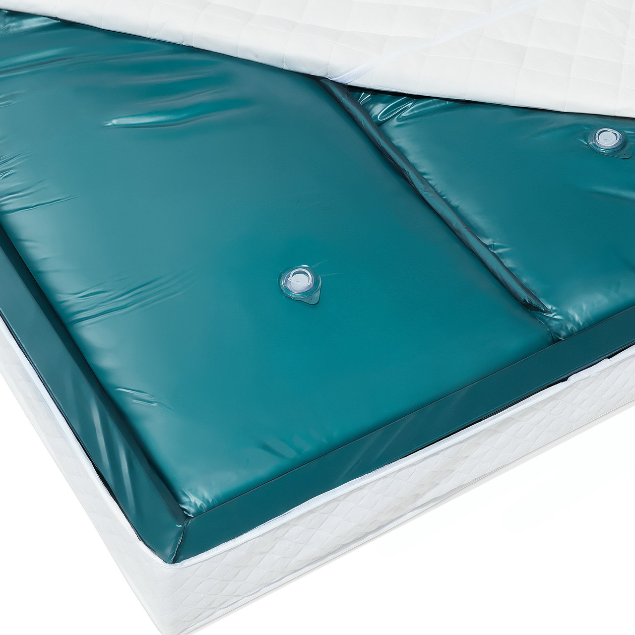 Colchón de agua Dual en vinilo azul