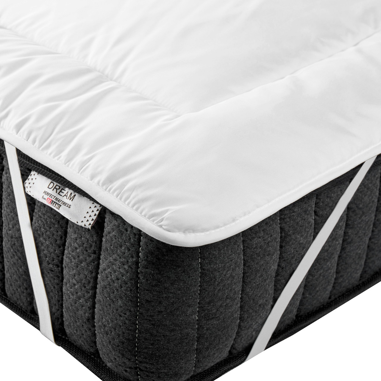 Aizkorri Microfiber Mattress Topper - White