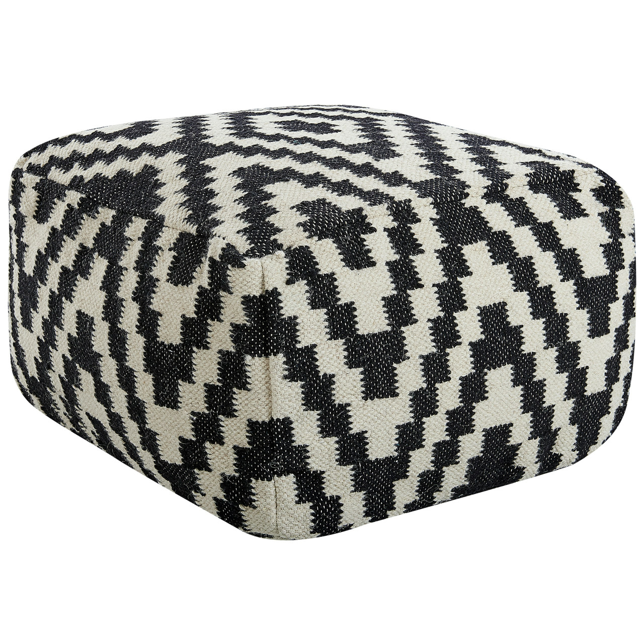 Puf Knidos de lana cuadrado 56x56x32