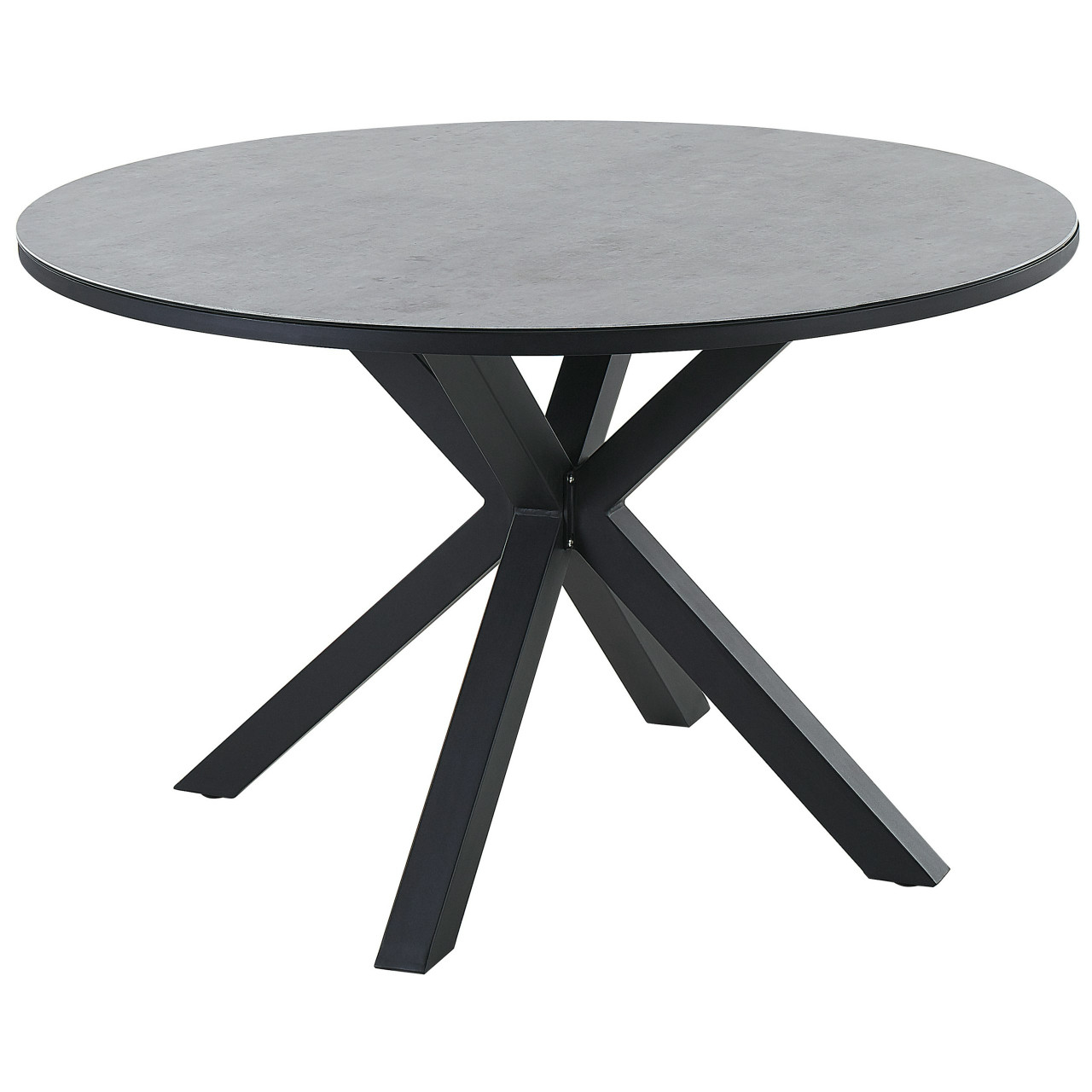 Maletto garden table ceramic glass top with aluminum frame
