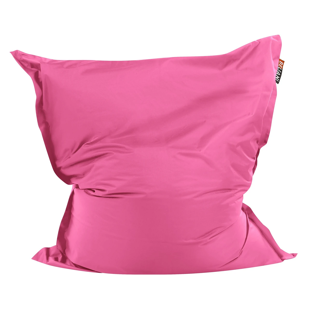 Puf Fuzzy de Nylon rosa