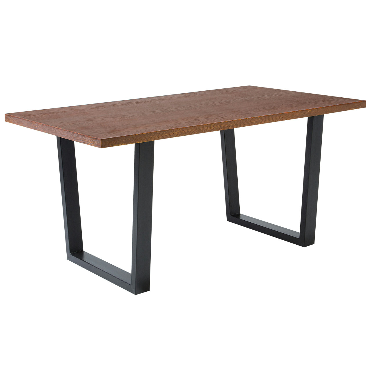 Austin dining table MDF with walnut finish and metal legs