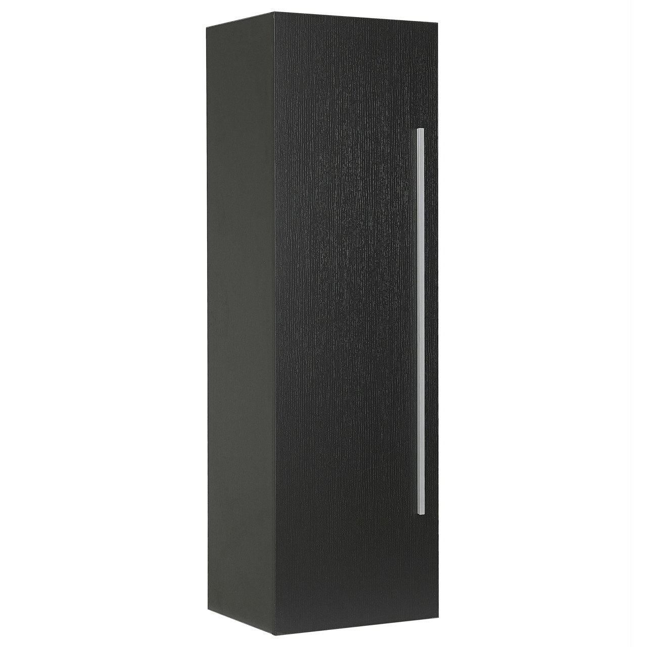 Armario de baño suspendido Mataro MDF negro