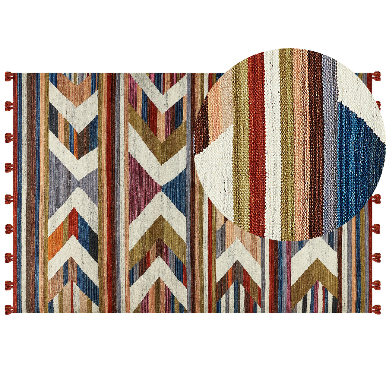 Kilim Mrgashat wool and cotton rug 200x300 cm